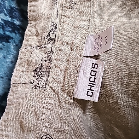 Chico's top, size 1, monkey print - Picture 14 of 14